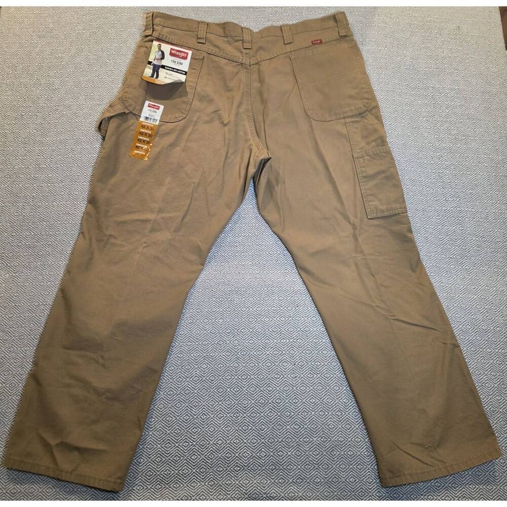 Wrangler Five Star Premium Men’s 42x30 Carpenter Pants Brown Canvas